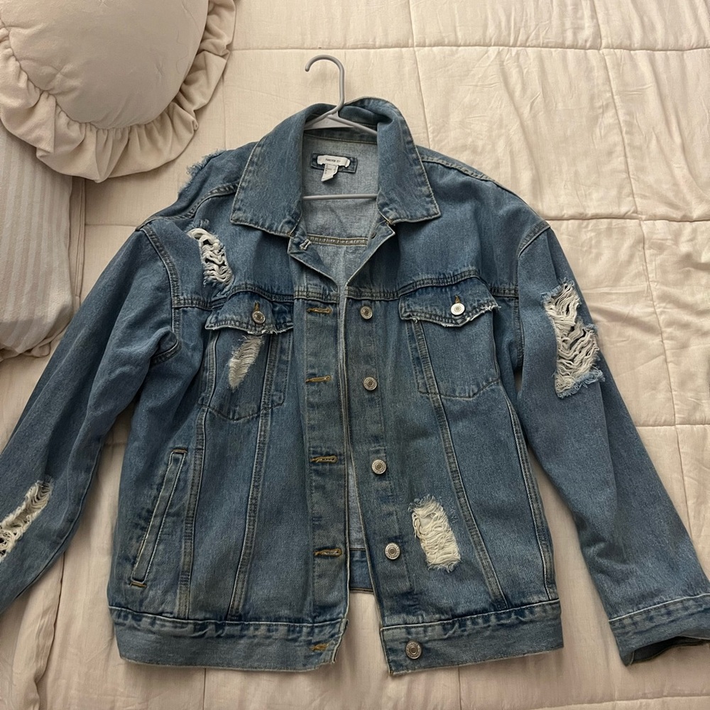 Forever 21 Blue Denim Jacket